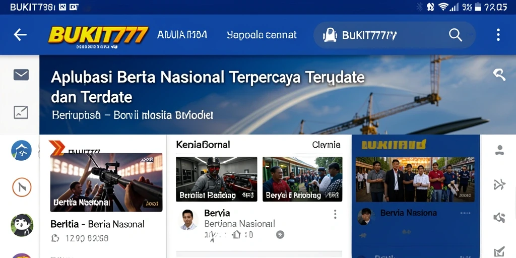 Tampilan antarmuka BUKIT777 yang menarik dan informatif.