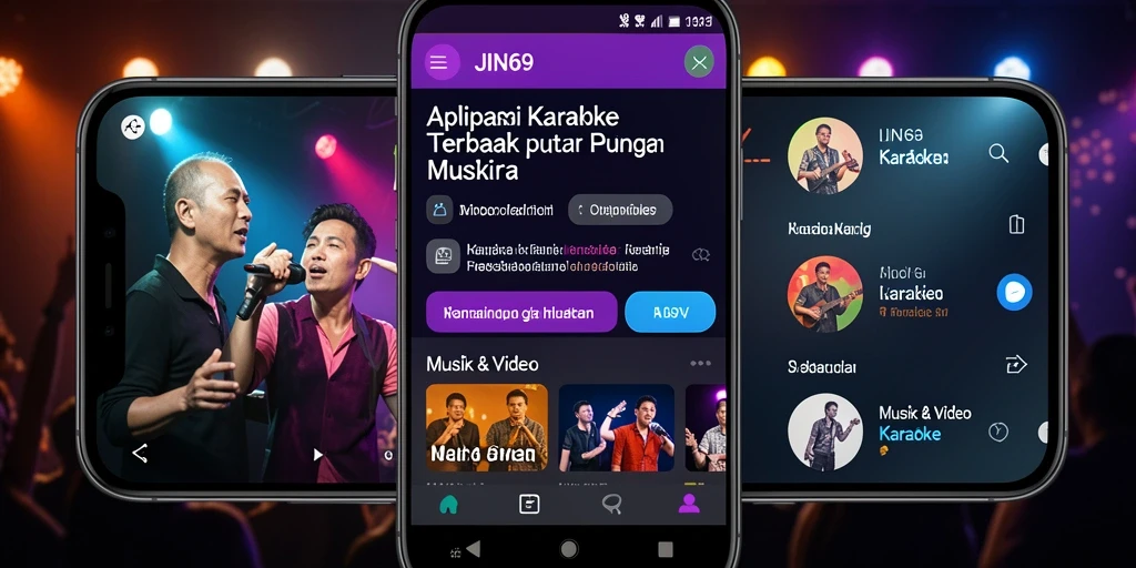 Tampilan antarmuka <strong>JIN69</strong> yang menarik untuk pengalaman karaoke.